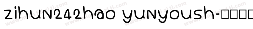 zihun242hao yunyoush字体转换